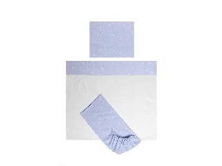 Lorelli Tiny Dream Trio ágynemű garnitúra 70x140 - Train Blue