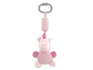 Lorelli Toys Campanula plüss babakocsi játék - Pink Unikornis