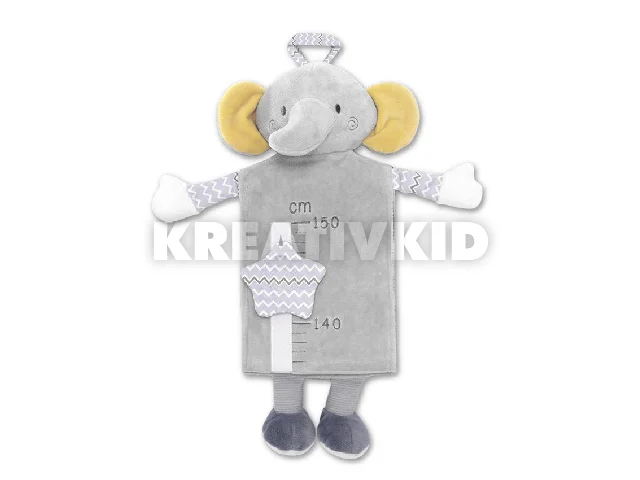 Lorelli Toys Magasságmérő Plüss - Elephant Grey