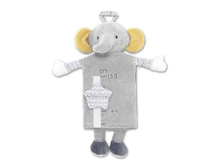Lorelli Toys Magasságmérő Plüss - Elephant Grey