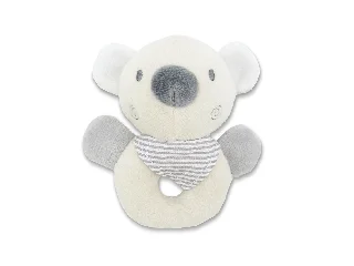 Lorelli Toys Plüss csörgő karika - Bézs Maci