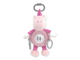 Lorelli Toys plüss csörgőjáték - Pink Unikornis