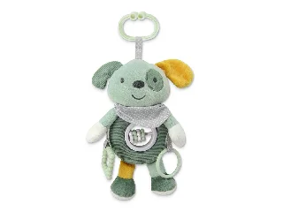 Lorelli Toys plüss csörgőjáték - Zöld Kutya