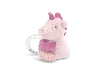 Lorelli Toys Plüss gyűrűs játék - Pink Unikornis
