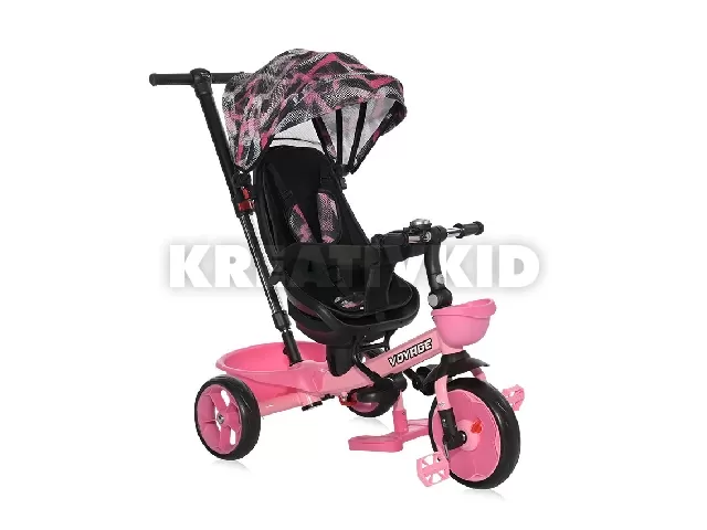 Lorelli Voyage tricikli - Pink Grunge