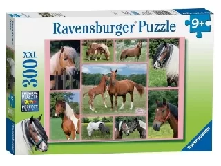 Lovak képmozaik - 300 db-os XXL puzzle