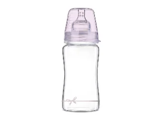 LOVI Diamond Glass Cumisüveg 250 ml Baby Shower lány