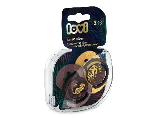 LOVI Szilikon dinamikus cumi Jungle Vibes 6-18hó 2db lány