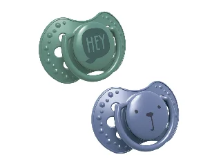 LOVI Szilikon Dinamikus nyugtató cumi Hey 0-3hó 2 db fiú