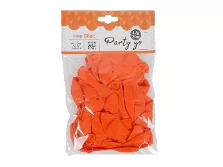 Lufi 25cm narancssárga 50db /csomag