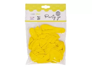 Lufi 25cm sárga 50db /csomag
