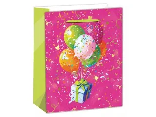 Lufis ajándék mintás ajándéktasak - 18 x 23 cm