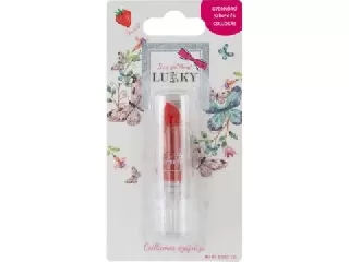 Lukky: Eper ízű, csillámos szájrúzs - piros
