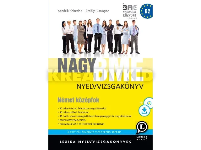 LX-0053-3: NAGY BME NYELVVIZSGAKÖNYV. NÉMET KÖZÉPFOK