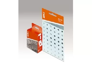 Lyukerősítő gyűrű, 13 mm átmérő, APLI, átlátszó