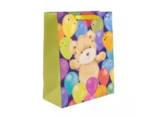 Maci lufikkal ajándéktasak - 18 x 23 cm