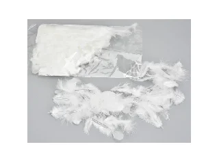 Madártoll fehér 7-8 cm 10gramm