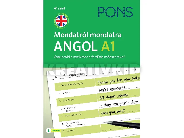 MAGDALENA FILAK, FILIP RADEJ: PONS MONDATRÓL MONDATRA ANGOL A1 - GYAKOROLD A NYELVTANT A FORDÍTÁS MÓDSZERÉVEL!