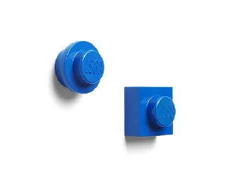 Mágnes, 2 különböző forma, LEGO, kék