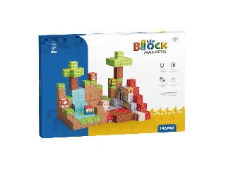 Mágneses építőkockák - erdő146 db /cs