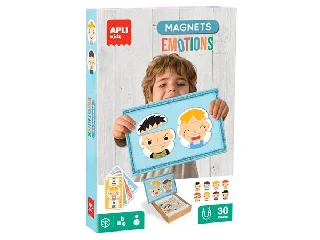 Mágneses készségfejlesztő készlet, 30 db, APLI Kids