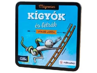 Mágneses kígyók és létrák utazó társasjáték