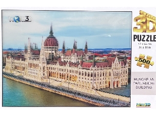 Magyar parlament 3D puzzle, 500 darabos