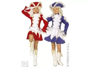 Mazsorett jelmez (piros, kék) 140-es méret