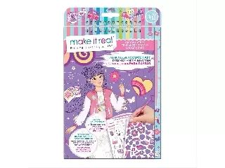 Make It Real divattervező vázlatfüzet - karcoló groove hangulat