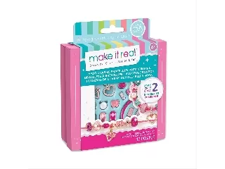 Make It Real Ékszerkészítés, Halo charm karkötők csini pinkben