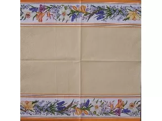 Maki 33*33 cm 20db/cs - Nárciszos bordűr