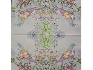 Maki 33*33 cm 20db/cs - Színes madárka