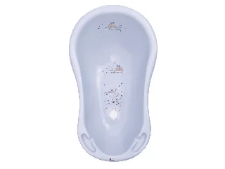 Maltex Babakád leeresztő dugóval, bálna, Minimal, 84 cm, satin blue