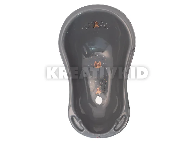 Maltex Babakád leeresztő dugóval, lovacska, Minimal, 84 cm, steel grey