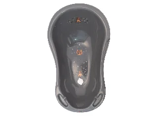 Maltex Babakád leeresztő dugóval, lovacska, Minimal, 84 cm, steel grey