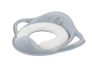 Maltex Puha WC szűkítő fogantyúval, bálna, Minimal, satin blue