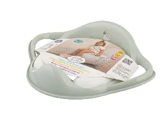 Maltex Puha WC szűkítő fogantyúval, láma, Minimal, sage green