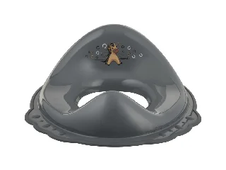 Maltex WC szűkítő fogantyúval, lovacska, Minimal, steel grey