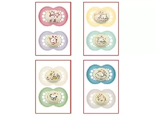 MAM játszócumi Original Night szilikon 6hó dupla