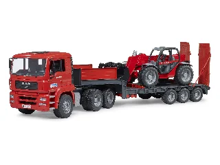 MAN TGA alacsony alvázú teherautó Manitou teleszkópos rakodóval MLT 633