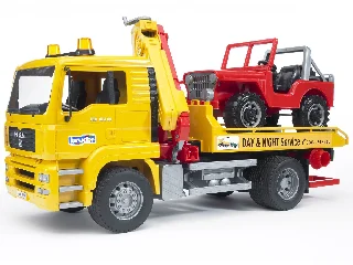 MAN TGA autómentő teherautó terepjáróval