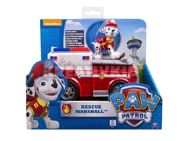 Mancs őrjárat - Marshall és járműve