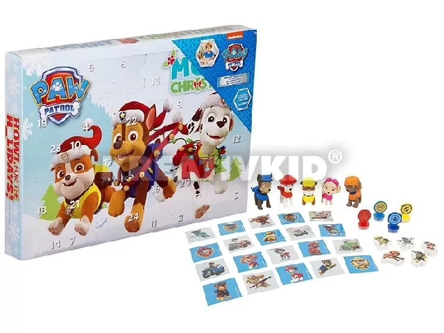 Mancs őrjárat adventi naptár - radírok