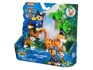 Mancs Őrjárat Dzsungel kutyusok Chase -Tracker és tigris