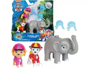 Mancs Őrjárat Dzsungel kutyusok Marshall-Skye és elefánt