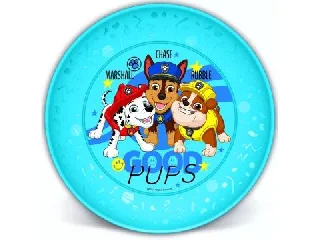 Mancs őrjárat: Joy műanyag lapostányér, kék