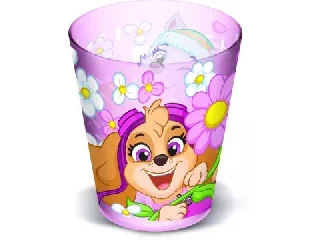 Mancs őrjárat: Joy műanyag pohár - 285 ml, pink