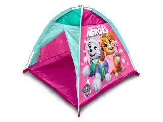 Mancs őrjárat mintájú játszó sátor - 112 x 112 x 94 cm, pink