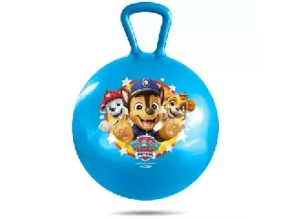 Mancs őrjárat mintájú ugráló labda - 45 cm, kék