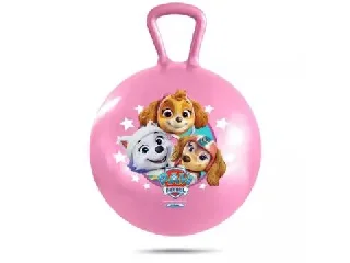 Mancs őrjárat mintájú ugráló labda - 45 cm, pink